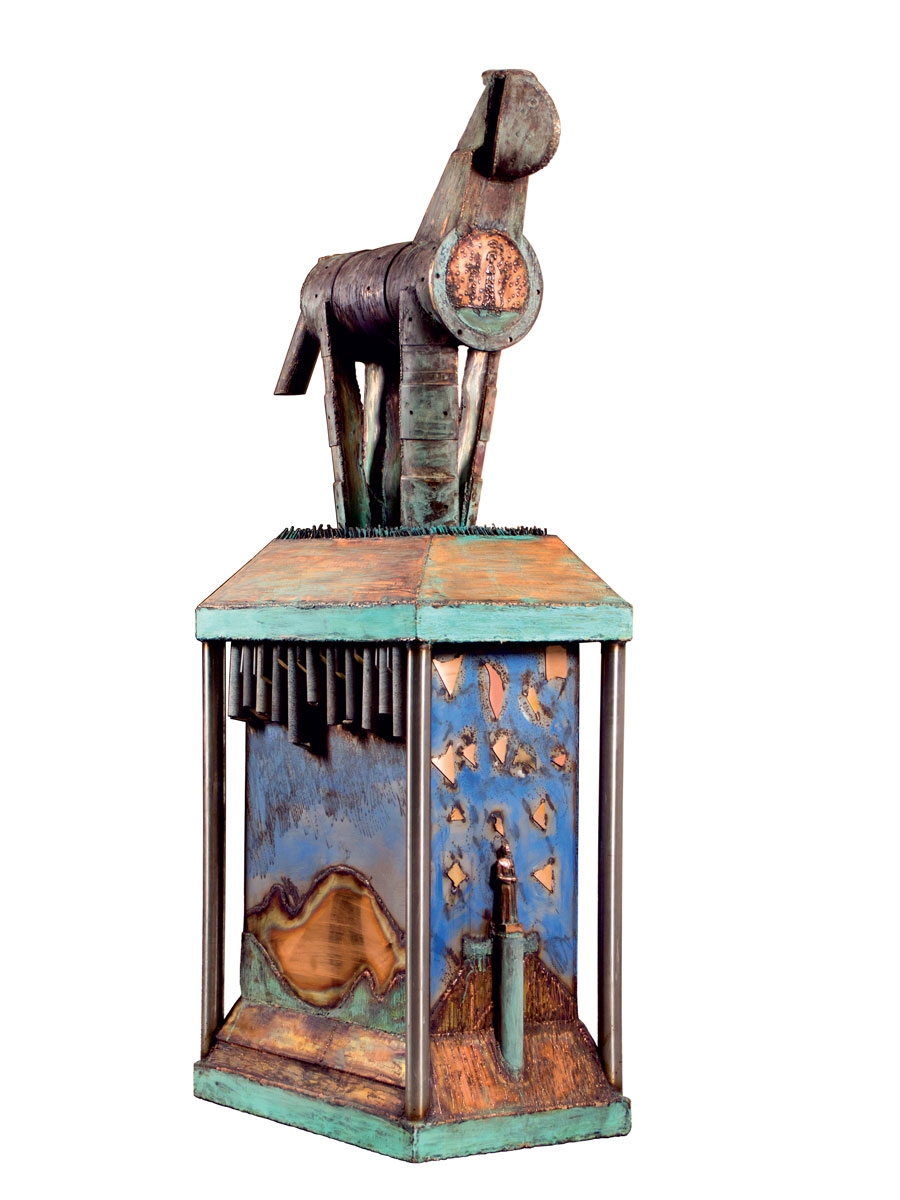 Človek, koník túlavý